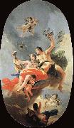 Giovanni Battista Tiepolo Triumph of ephy and Flora Sweden oil painting artist